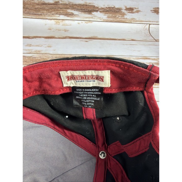 True Religion Buddha Strapback Hat Cap One Size – Used - Picture 6 of 6